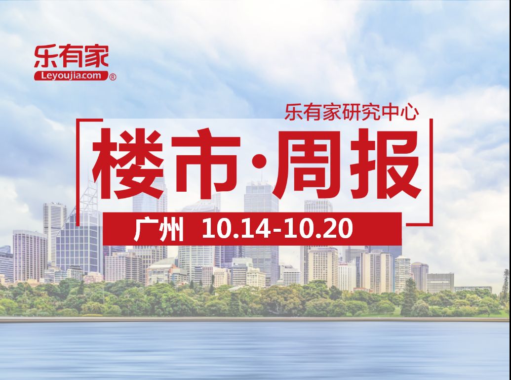 10月第3周广州一手住宅成交平稳，越秀区环比大涨257% - 乐有家