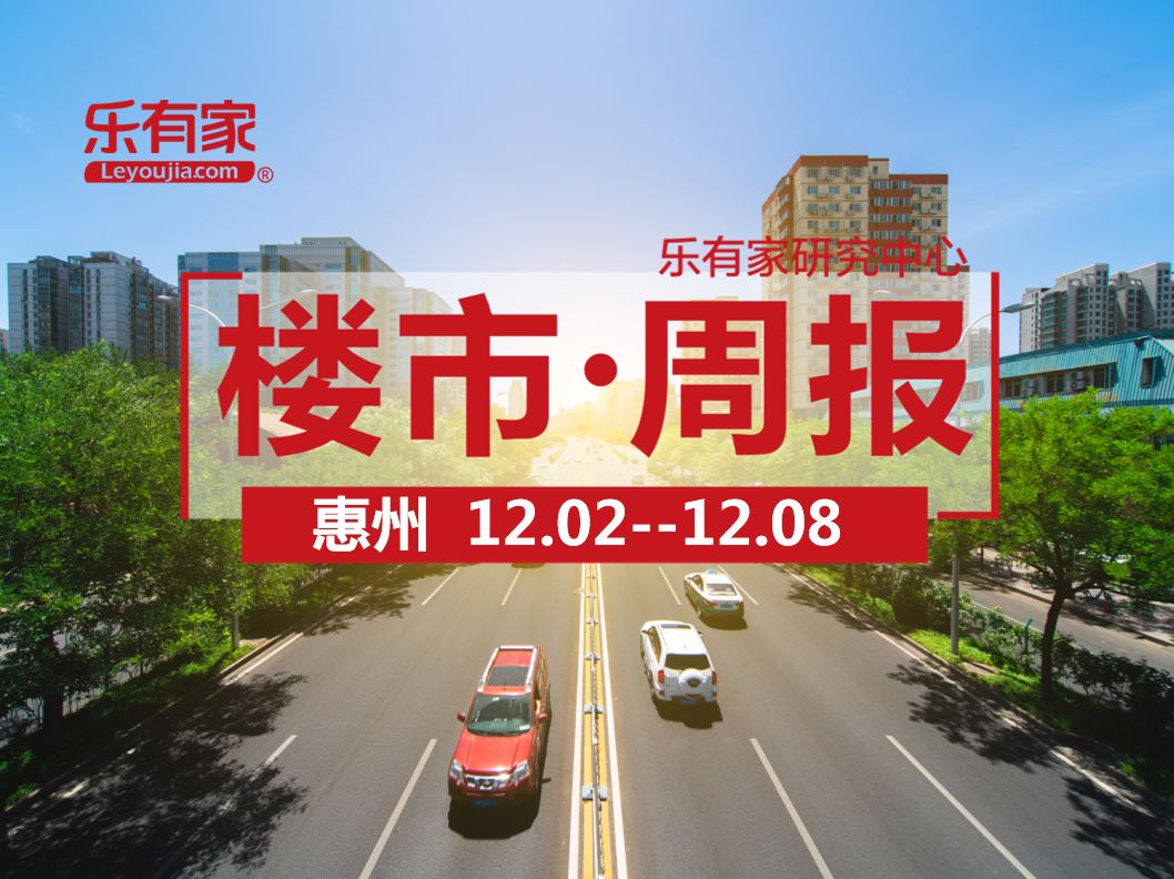上周惠州一手住宅网签3480套，环比下跌16.6% - 乐有家