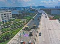 广中江高速三期年底或可通车 该路段的大雁互通高架桥桥面沥青 - 乐有家