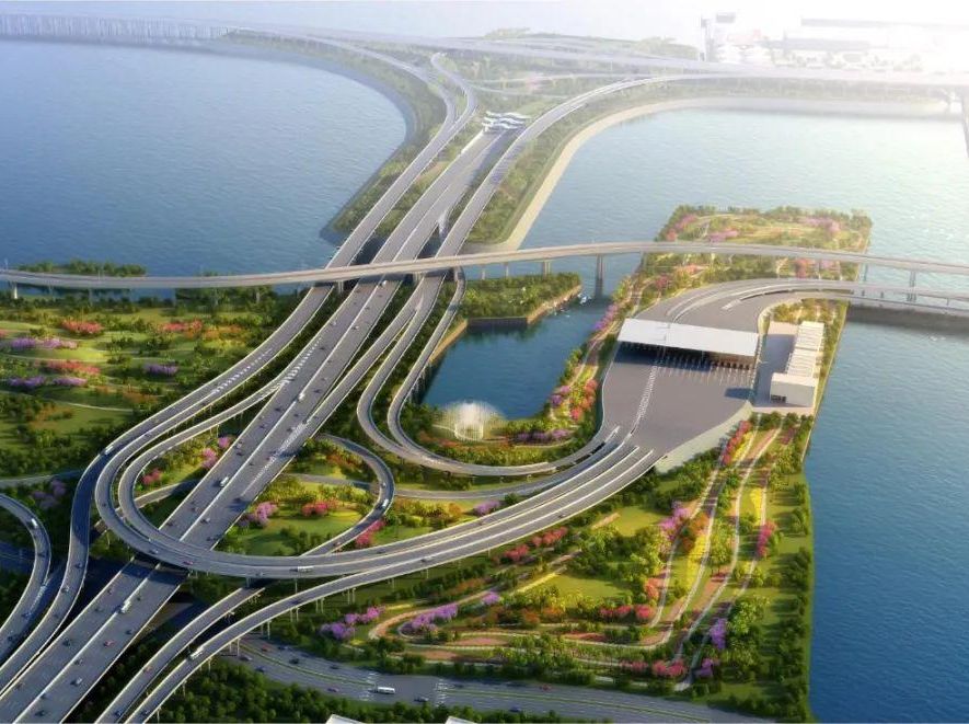 双向8车道！深中通道侧接线进度刷新 - 乐有家